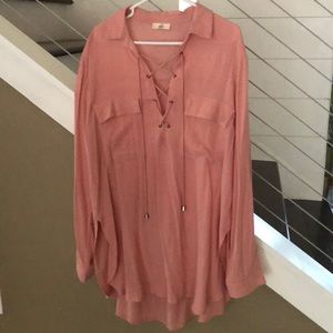 Boho long blouse